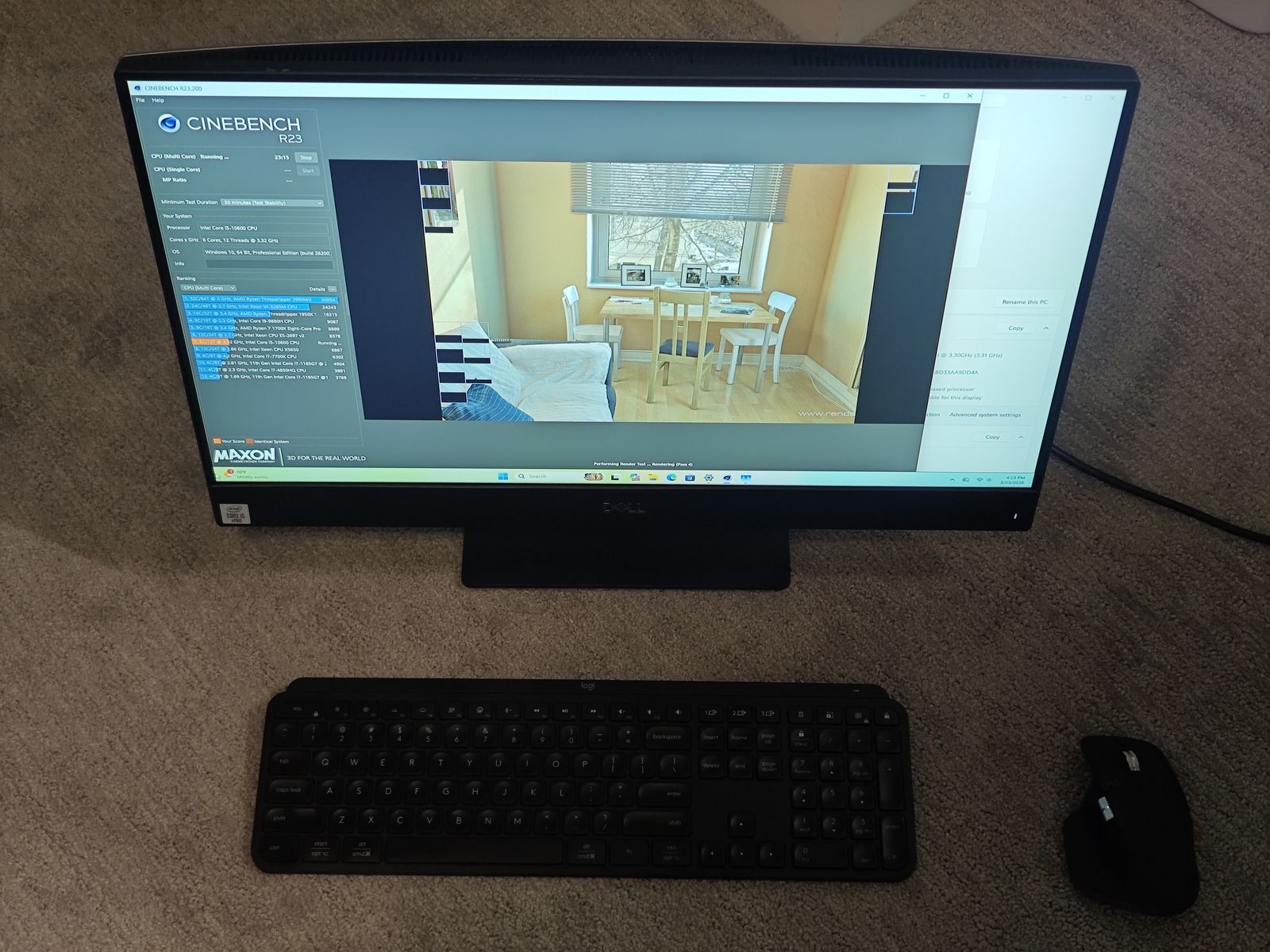 Dell OptiPlex 7480 AIO i5-10600 / 16GB / 512GB SSD / Non-Touch / Win 11 Pro