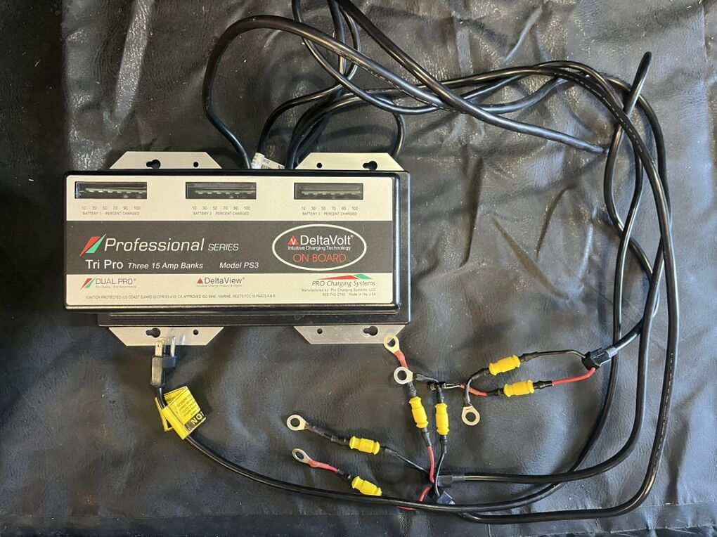 On Board Battery Charger 3 Bank 45 amp