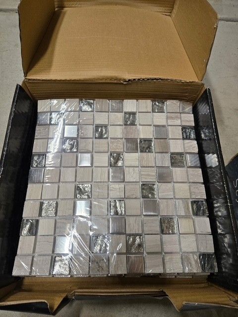 Premium Mosaics Tile 1 in. x 1 in. on 12x12 sheet (5 sheets available)