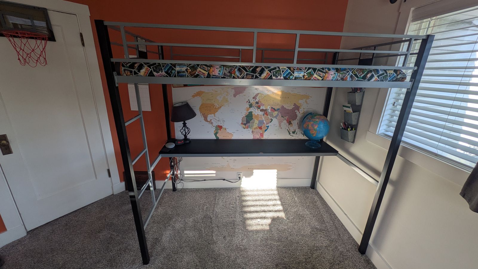 Loft Bed with Desk for Kids