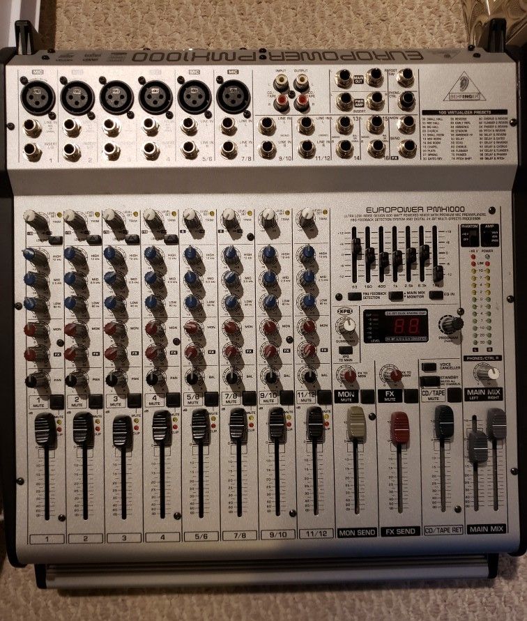 Behringer Europower PMH1000 Powered Mixer (NEW)