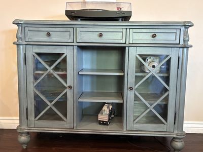 RC Willey Blue Credenza