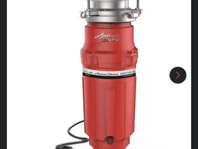 American Standard Slim-Line 1.25 HP Continuous Feed Insulated Garbage Disposal