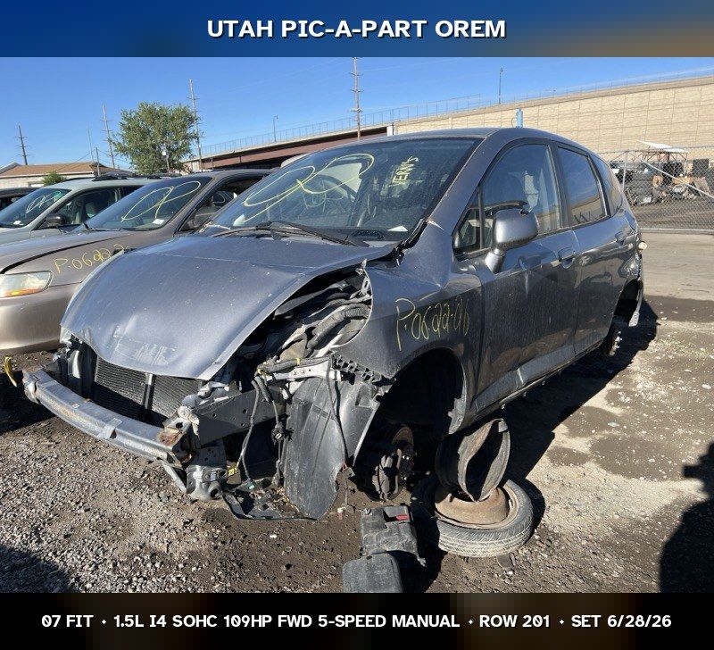 2007 Honda FIT Parts - UTPAP Orem