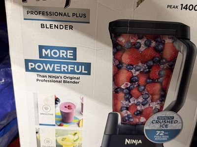 New Ninja Professional Plus Blender with Auto-iQ, 1400 Peak Watts, 72 oz Pitcher.