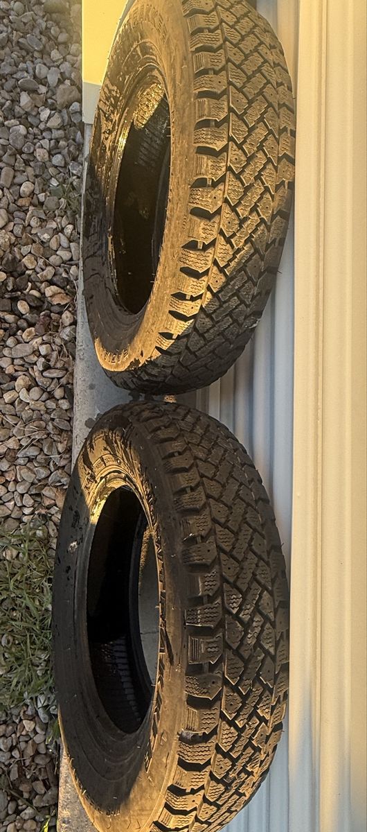 2) 155/80/13 snow tires