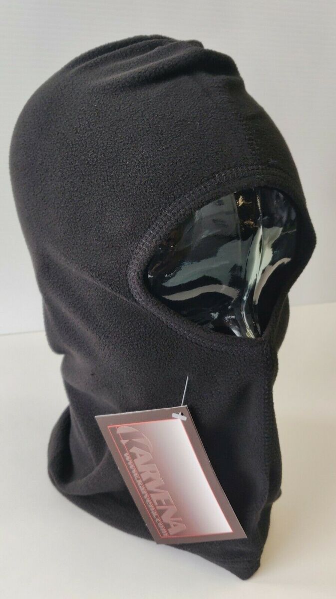 Karvena Black Fleece Balaclava - Youth