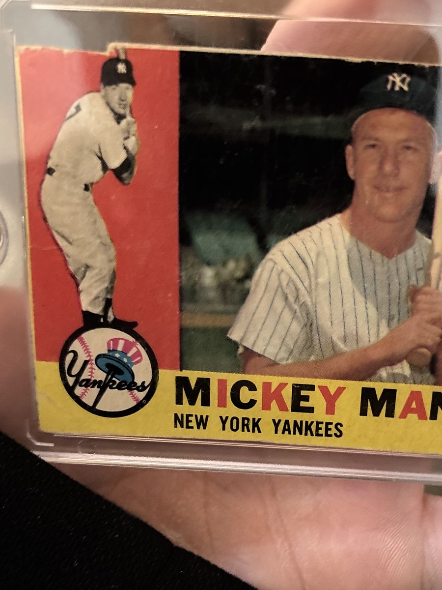 1960 Mickey Mantle Card