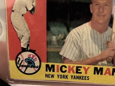 1960 Mickey Mantle Card