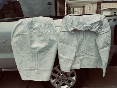 4 White Tire Covers - Keep your Tires Protected