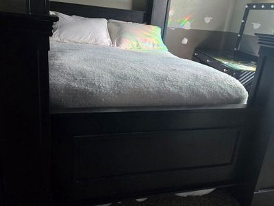 Custom queen bed frame