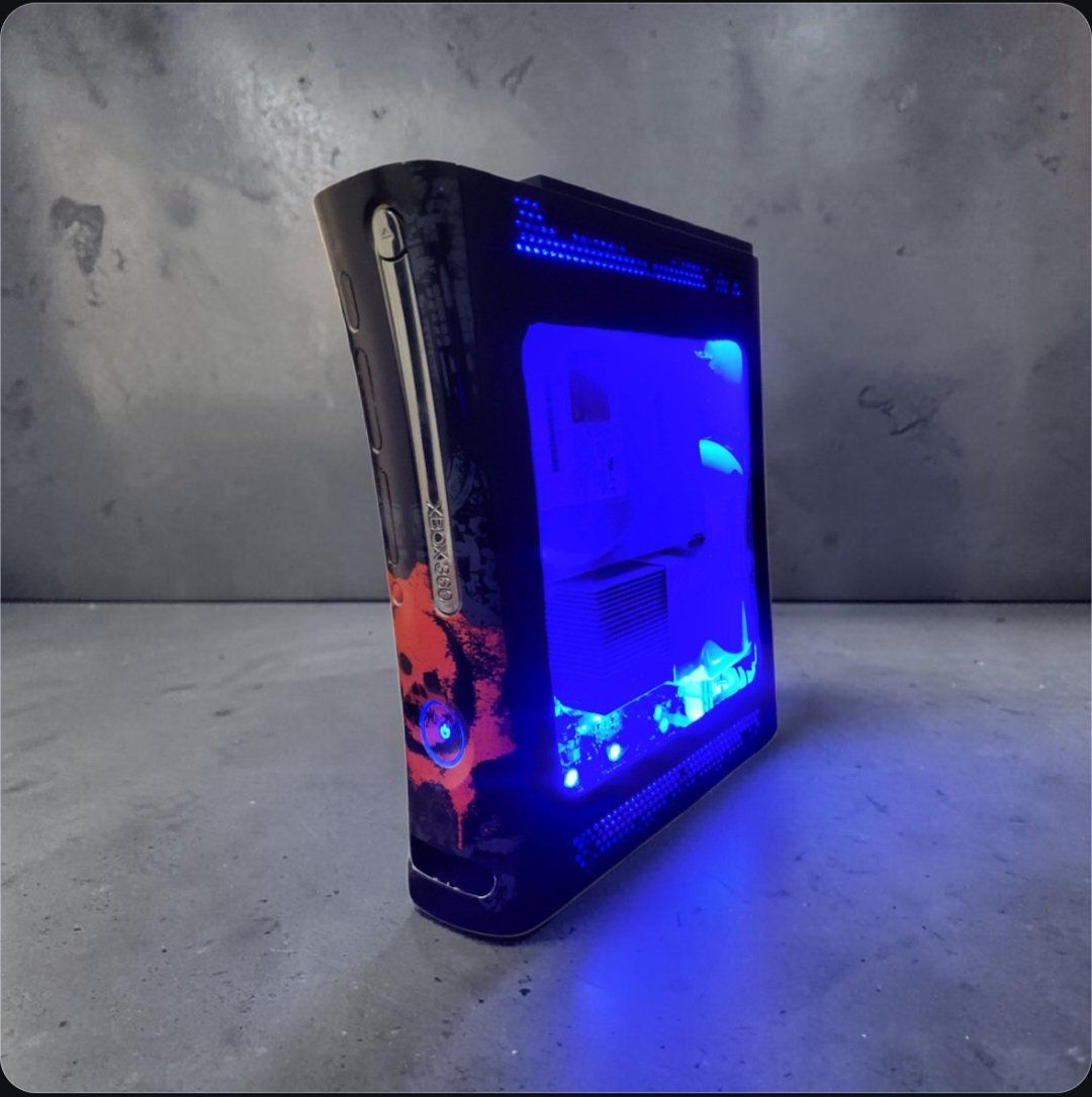 xbox 360 gears of war console, rgh 1.2, 500gb pre loaded modded console, ready to go. xbox 360 bundle