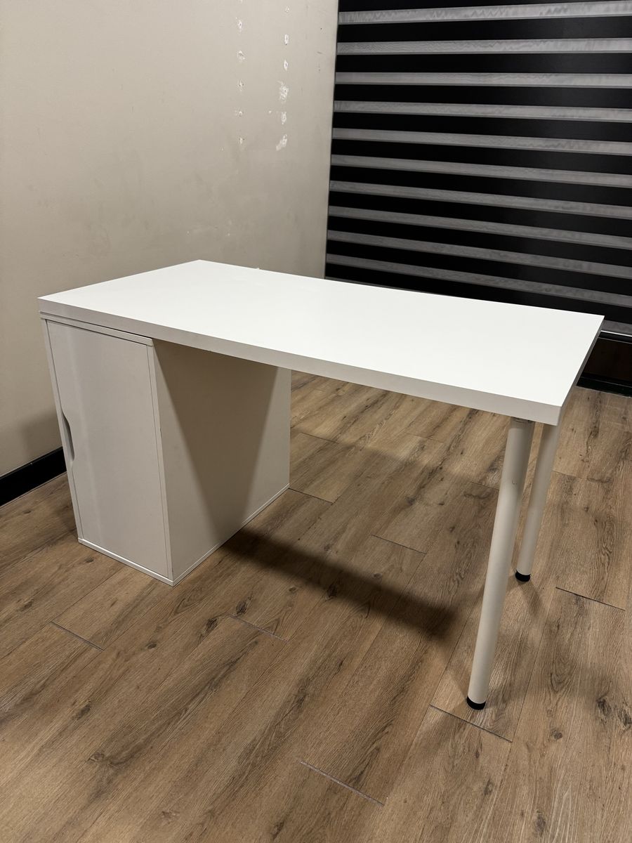 White IKEA Desk