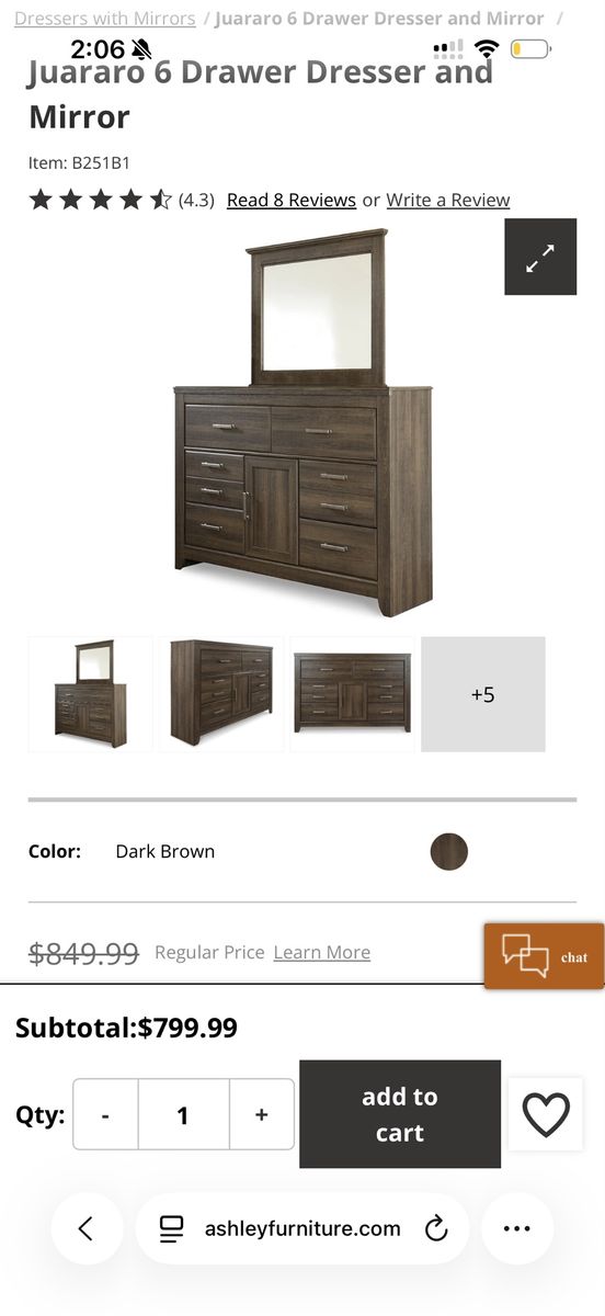 2 Dressers + nightstand set