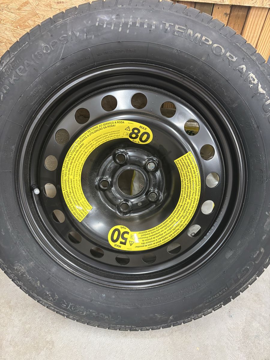 Spare tire for a Volkswagen Atlas
