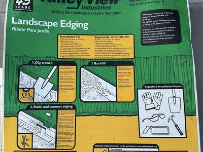 Royal Diamond Professional Black Plastic Lawn Edging
