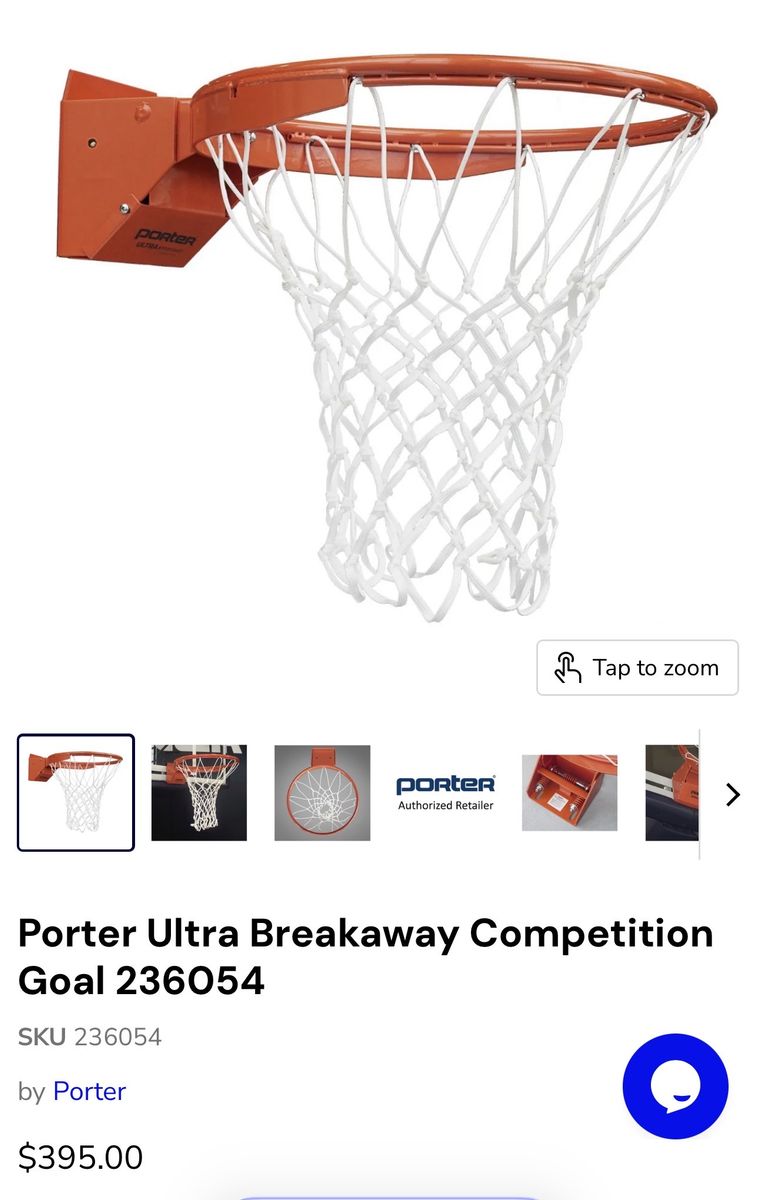Porter Ultra Breakaway Competition Basketball Goal SKU 236054 - New in Opened Box