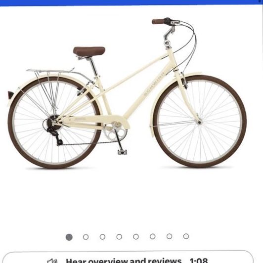 Schwinn Admiral 700c Adult Hybrid Bike - Cream