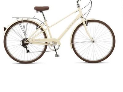 Schwinn Admiral 700c Adult Hybrid Bike - Cream