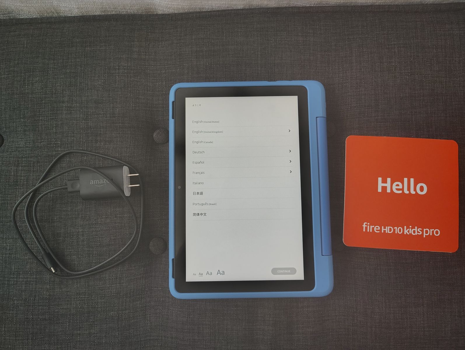 Fire HD 10 Kids Pro tablet (like-new)