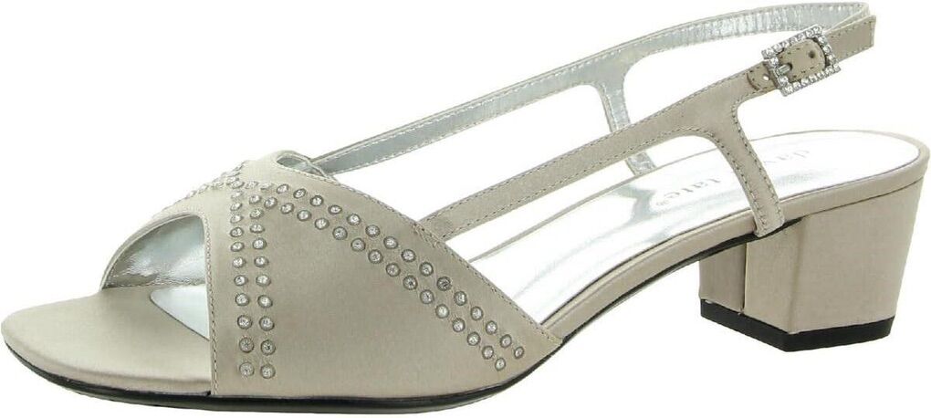 Sz 8 WM Wish Slingback Rhinestone Heels David Tate