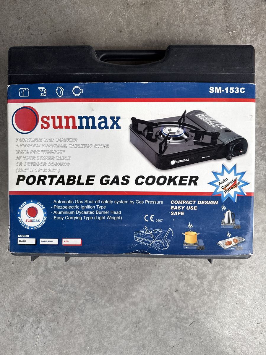 Portable gas cooker