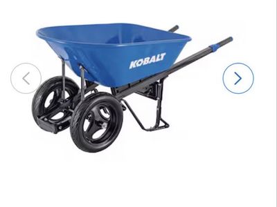 Kobalt 2 tires wheel barrow