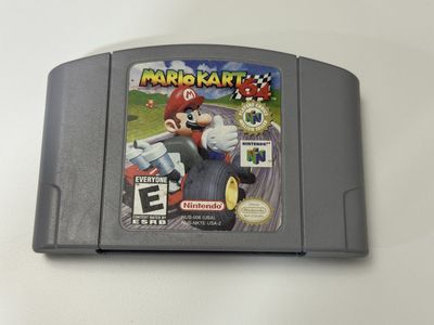 Authentic Nintendo 64 / N64 Game / Mario Kart 64 / Cleaned & Tested