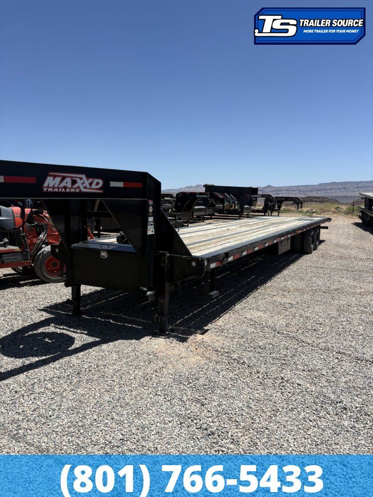 8.5x40 Maxx-D TDX Tilt Trailer - 30K GVWR - Slide Track, Winch Package