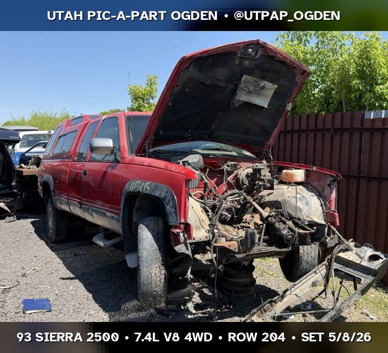 1993 GMC Sierra 2500 Parts - UTPAP Ogden