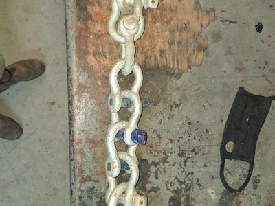 10- 5/8" clevis' / shackles
