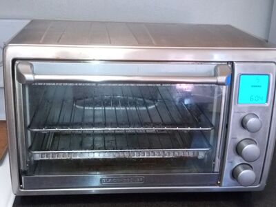 Crisp and bake countertop air fry oven convection black and Decker