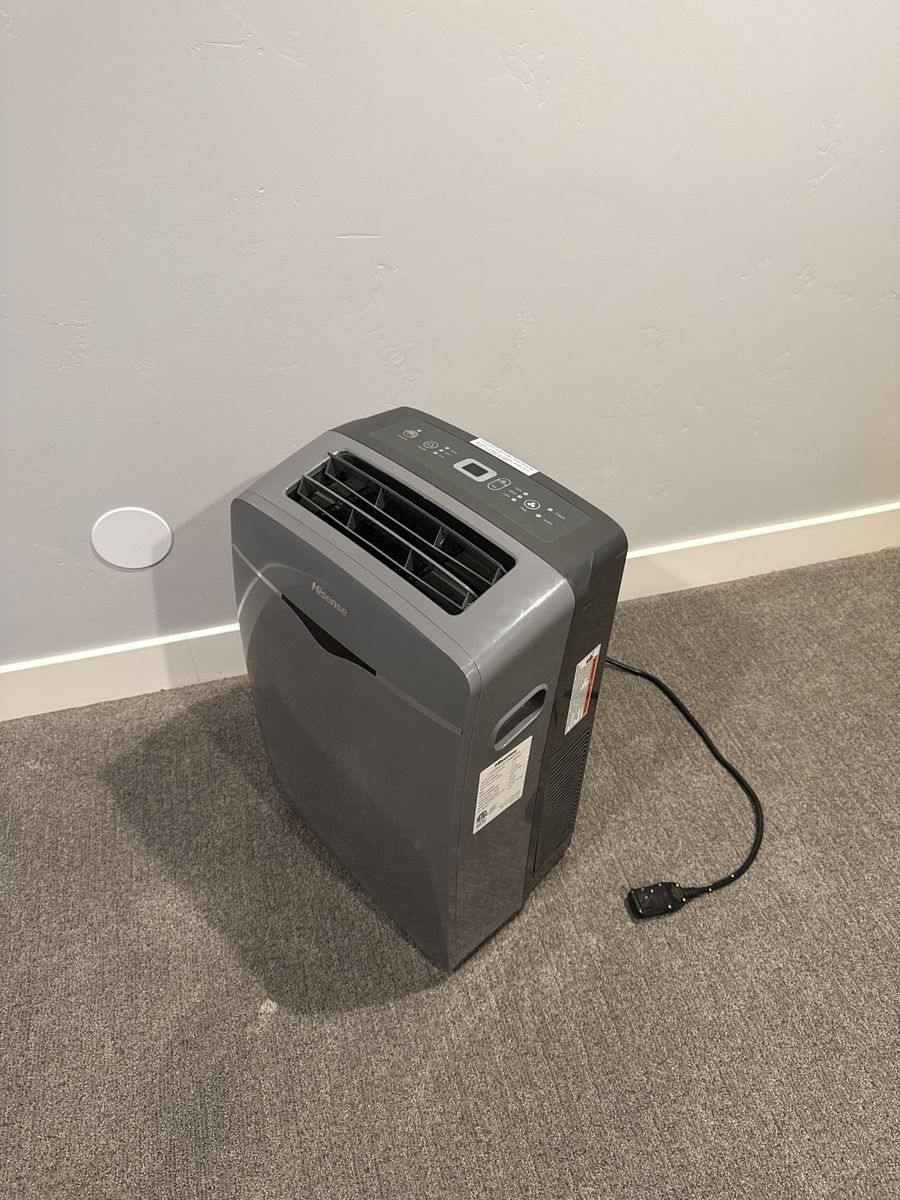 Hisense 10,000 BTU Portable Air Conditioner — Complete w/ Window Kit & Remote
