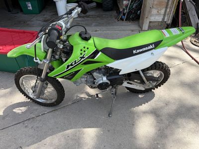 Kawasaki KLX 110RL Kids Dirt Bike - Green/White - Excellent Condition