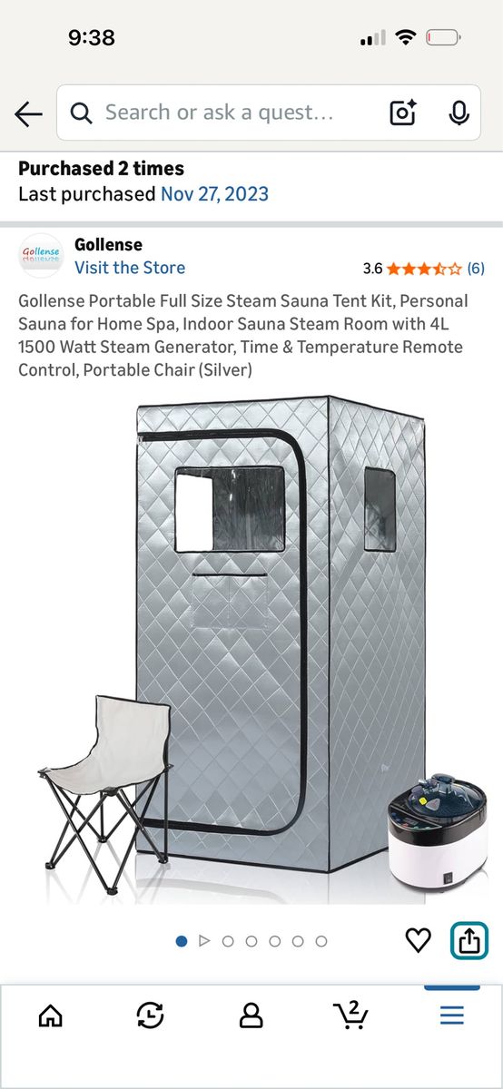 Portable steam sauna