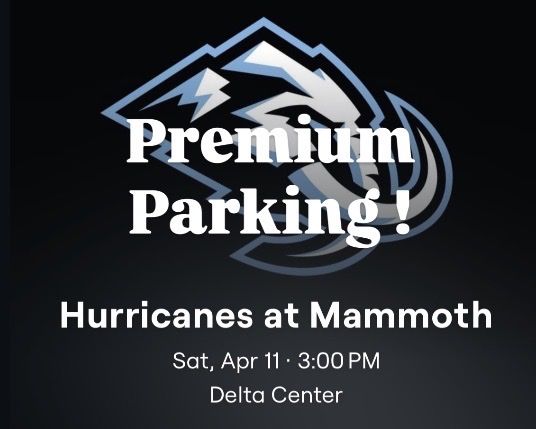 Utah Mammoth v Hurricanes Premium Parking Pass