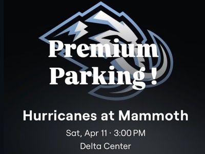 Utah Mammoth v Hurricanes Premium Parking Pass