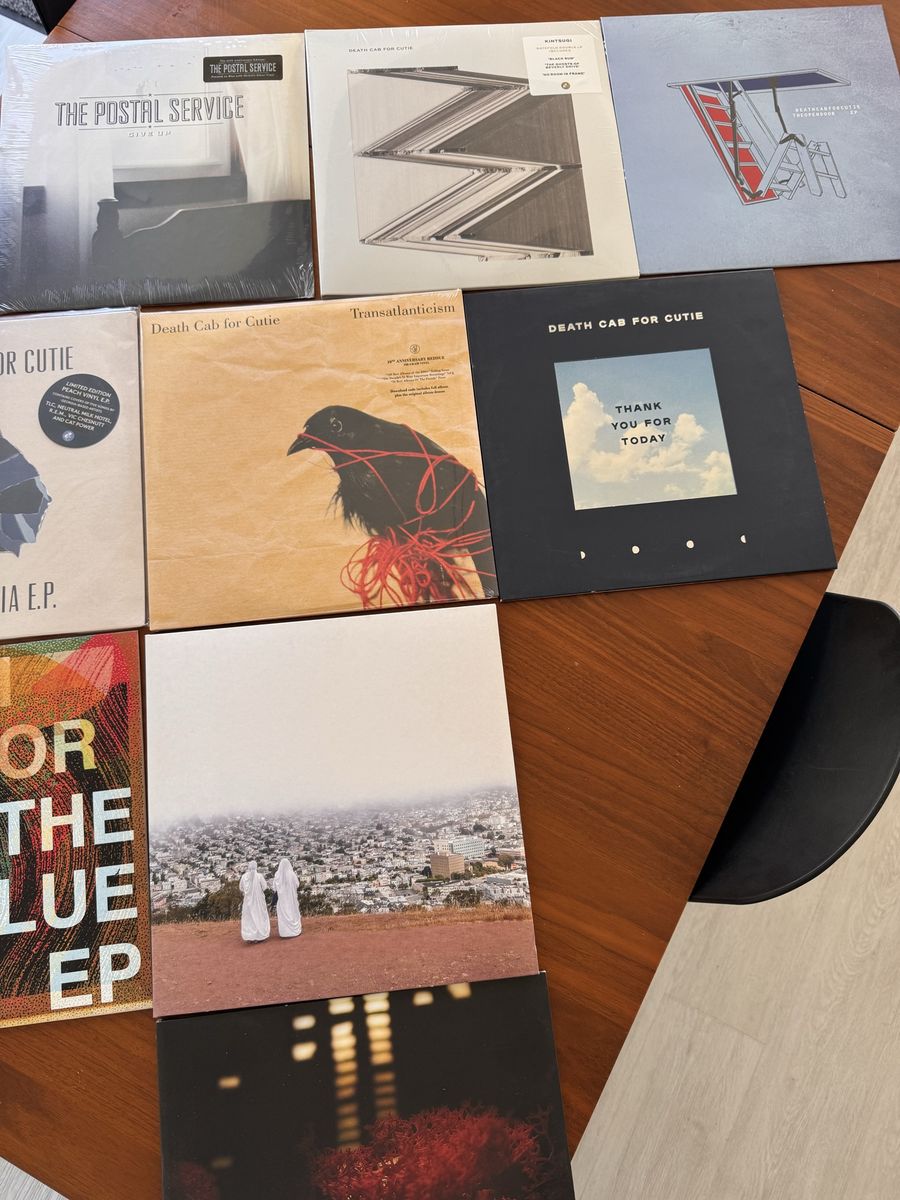Death cab and Postal Service collection
