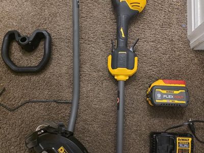 DEWALT FLEXVOLT 60V MAX 7.5 in. Cordless Edger Kit w/ 9Ah Battery & Charger