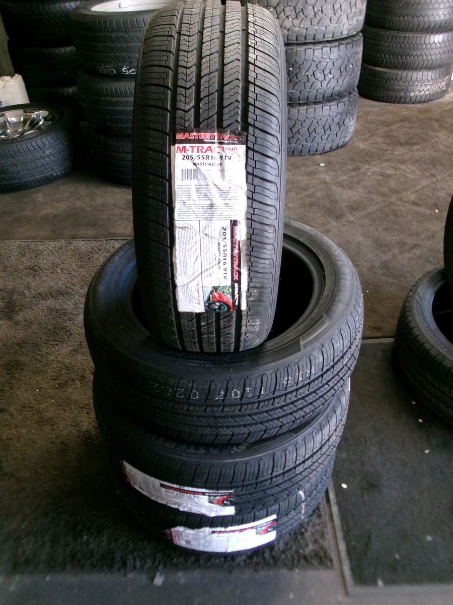 205/55R16 MASTERTRAC M-TRAC TOUR SET OF NEW TIRES