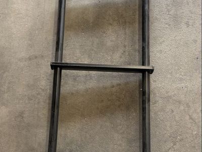Black Metal Ladder - Versatile 4-Step Design for RVs, Bunk Beds, or Lofts