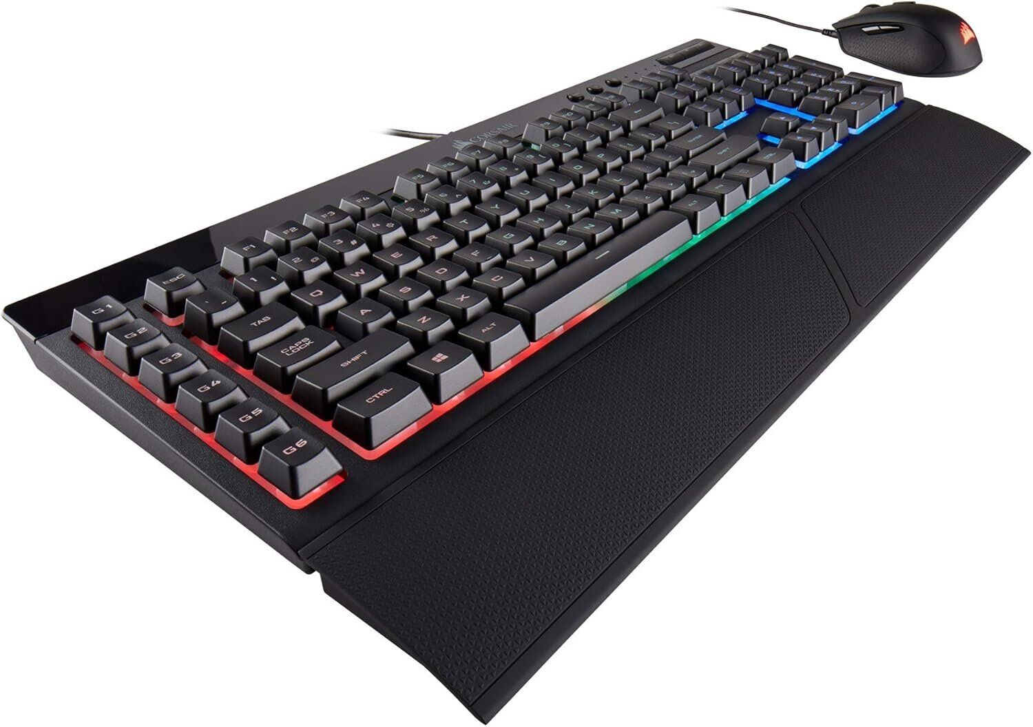 Corsair USB Keyboard mouse Gaming K55 + HARPOON RG