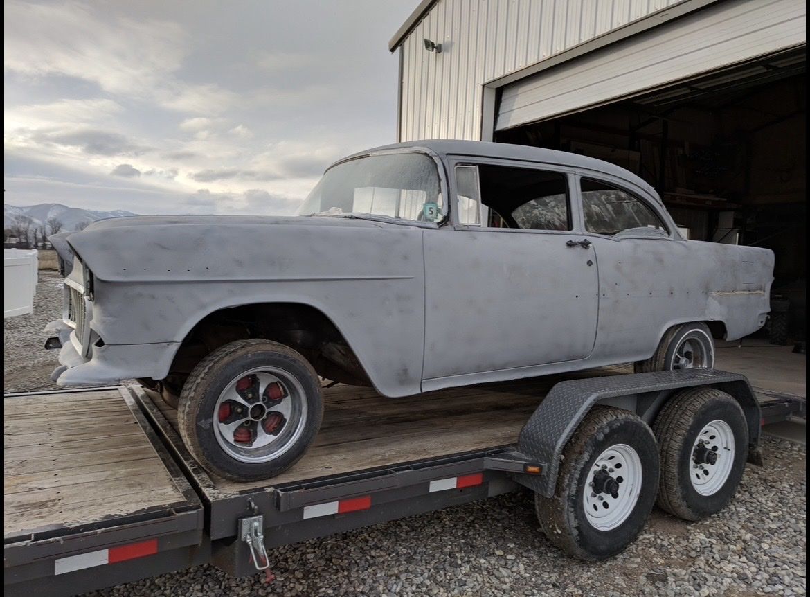 1955 Chevy two door (post) sedan for sale