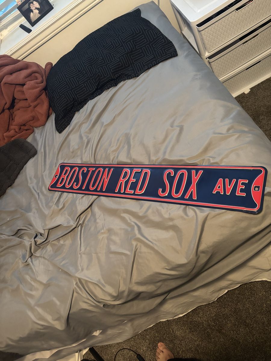 Boston Red Sox metal wall decor