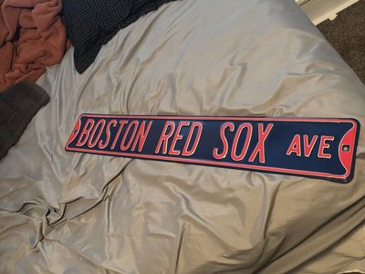 Boston Red Sox metal wall decor