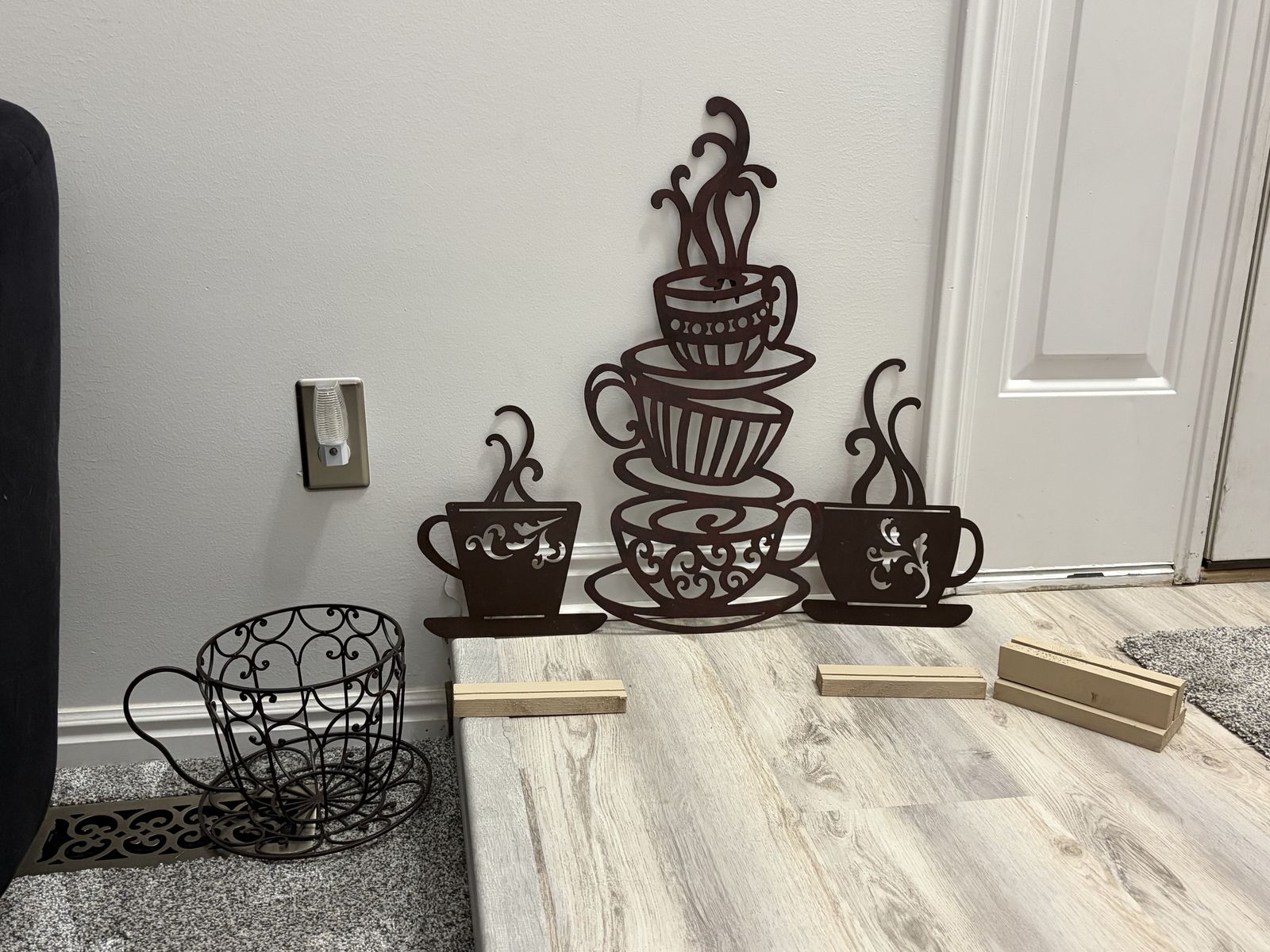 Decorative Coffee Wall Hangings and Coffee Mug