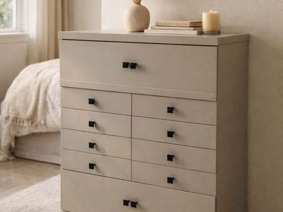 4-Drawer Solid Dresser, Free Delivery