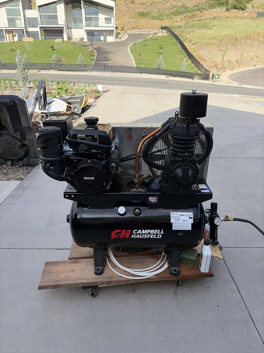 Campbell Hausfeld CH Air Compressor with Kohler Command Pro 14 Engine