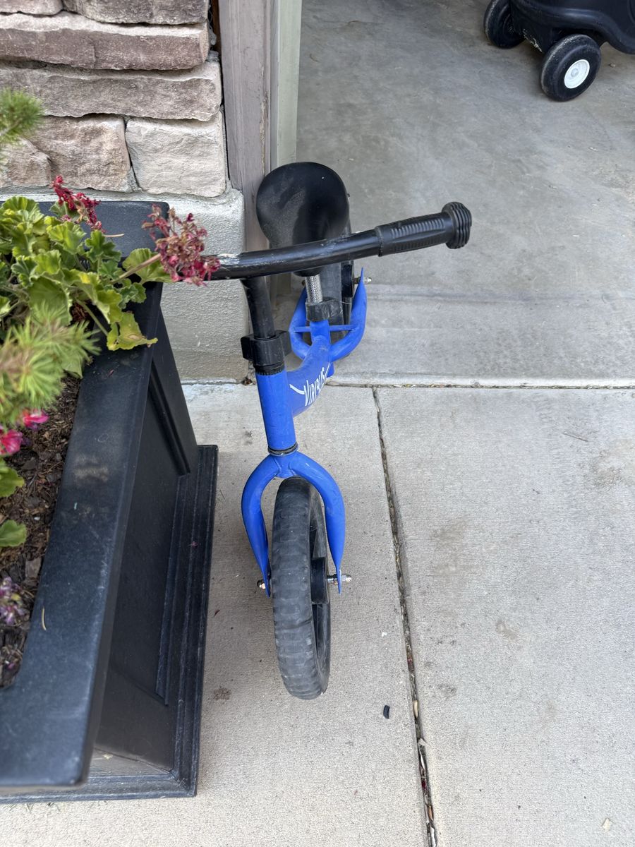 Viribus Blue Kids' Balance Bike - Learn to Ride, Lightweight Frame, Adjustable Seat