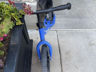 Viribus Blue Kids' Balance Bike - Learn to Ride, Lightweight Frame, Adjustable Seat